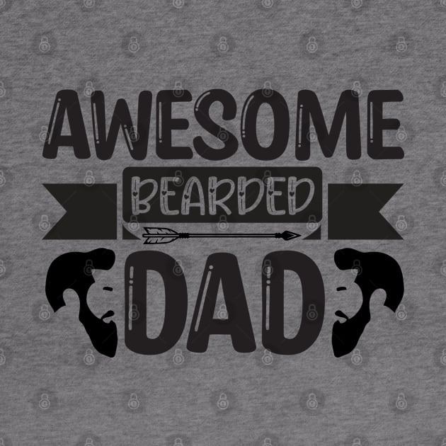 Awesome Bearded Dad by Cassomoda